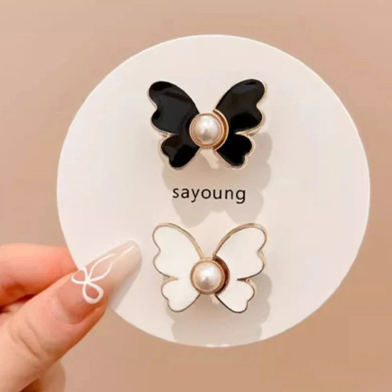 Adjustable Clips Butterfly Jeans Button For Pant Skirts Waist Tightener Buckle Snap Button Adjuster Pants Pin Retractable Button