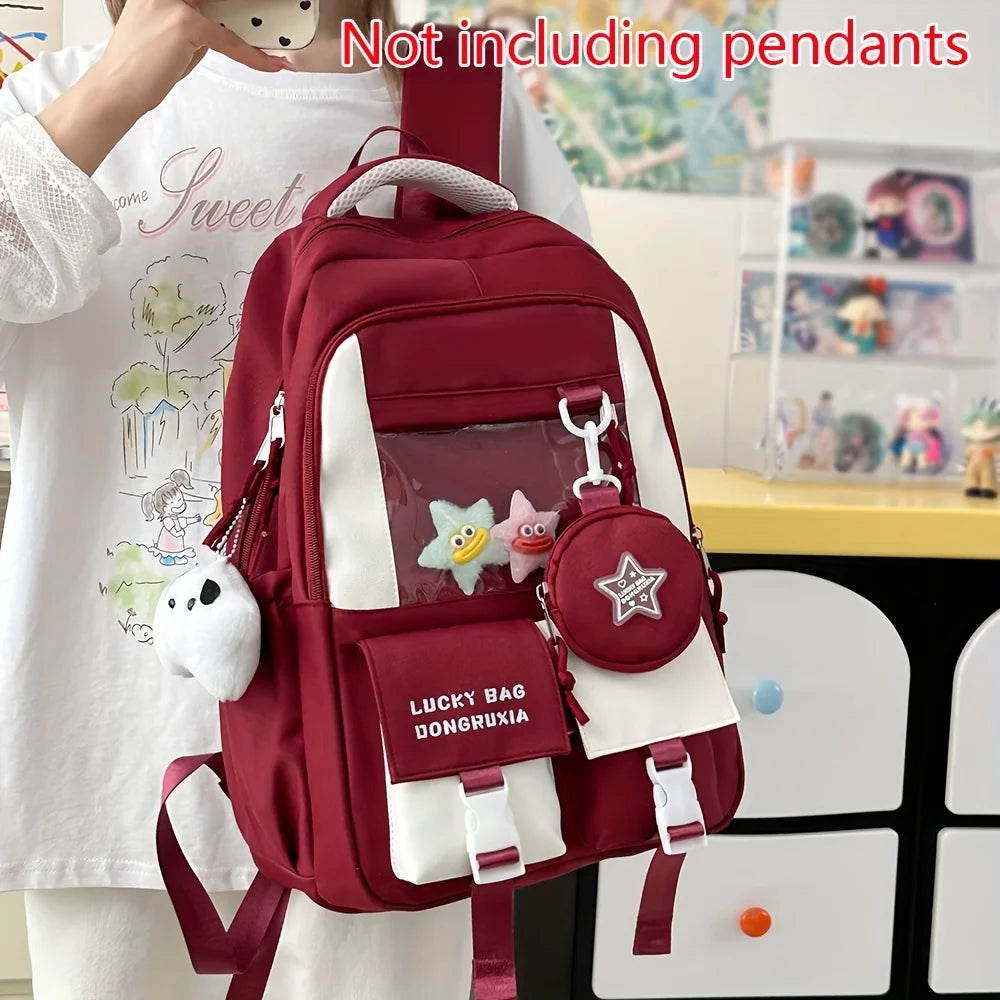 College Backpack for Middle School and High School Students, Versatile Large Capacity Backpack, Computer Backpack