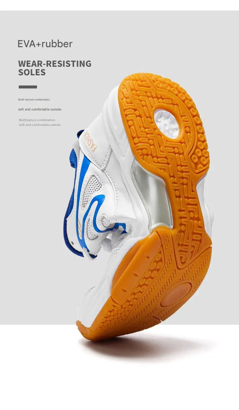 Unisex Professional Athletic Badminton Shoes Women Big Size 48 Lightweight Training Tennis Sneakers Men Sports Volleyball Shoes