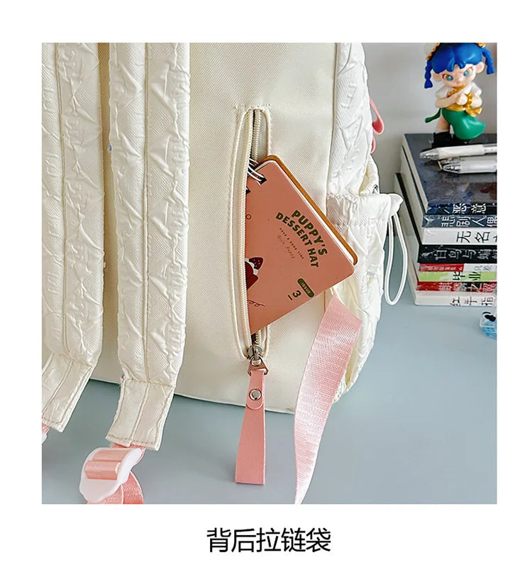 Backpack Handbags Schoolbags Nylon Small Bag Wallets Travel Casual School Backpack for Woman Daily Shopping