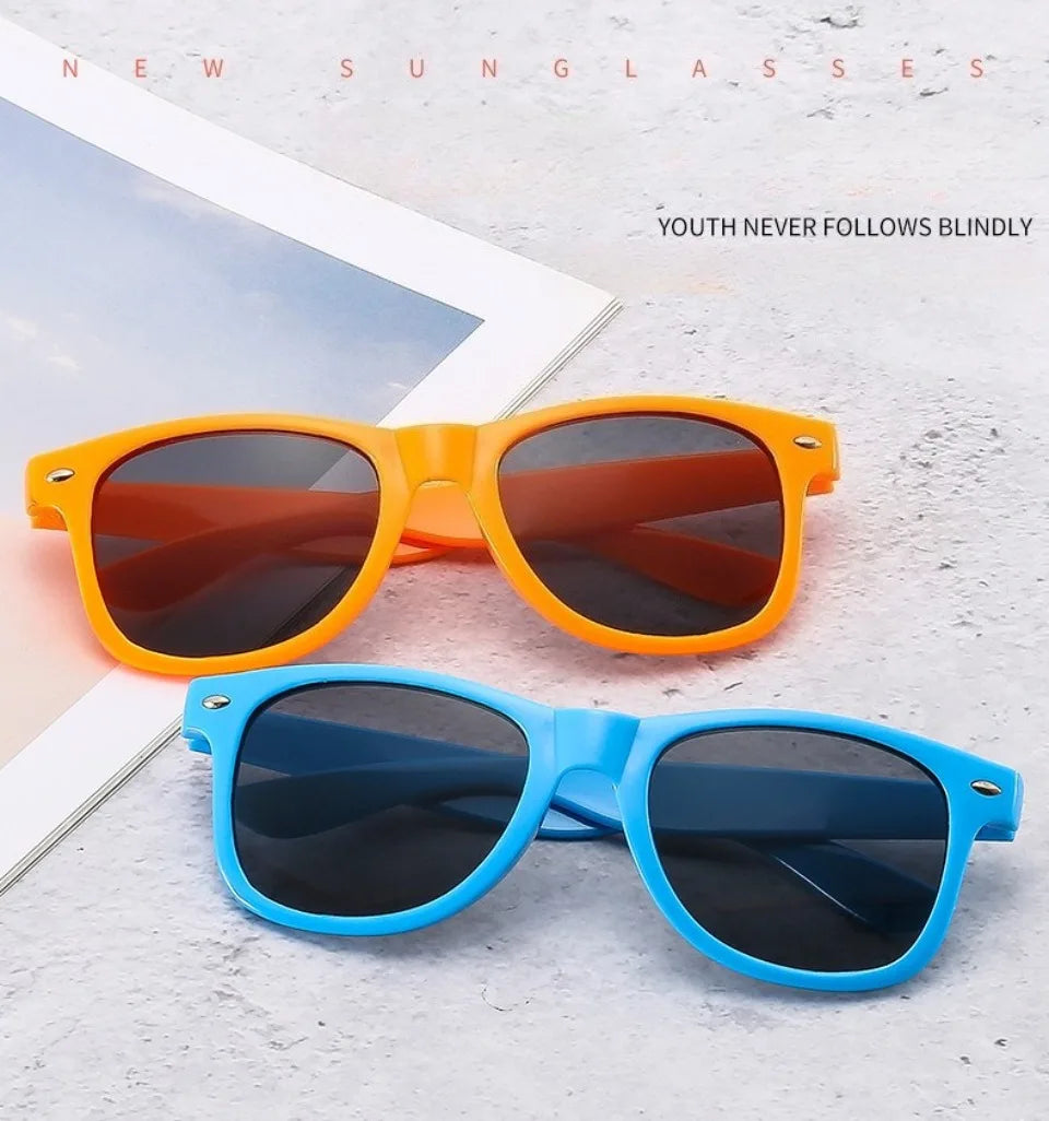 Baby Sunglasses with Glasses Box Boys Girls Outdoor Goggles Sun Glasses AC Lens Safety Glasses and Cases Gift for Kids