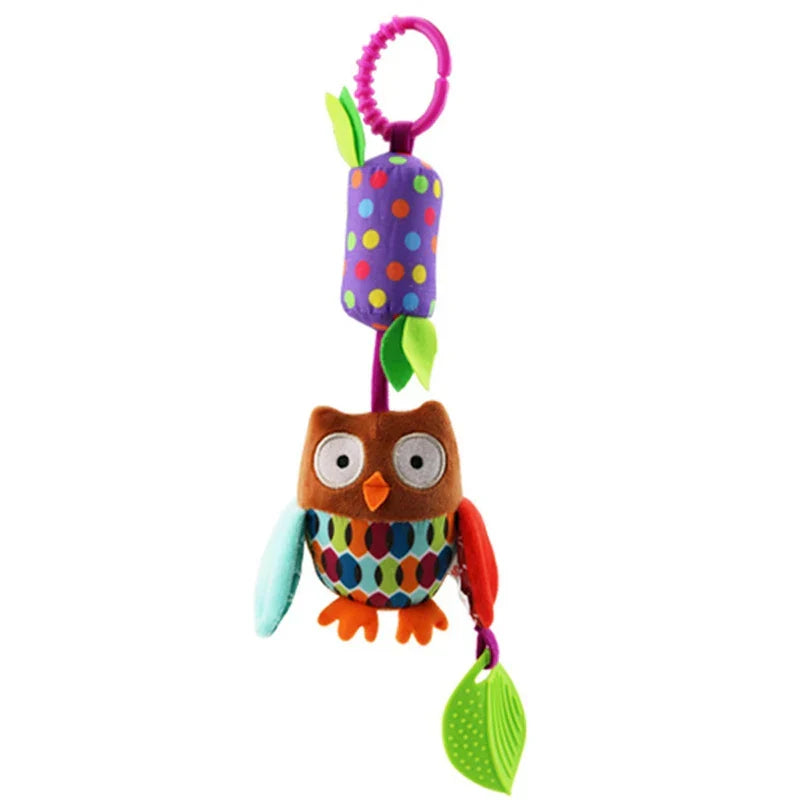 Newborn Baby Plush Stroller Toys Baby Rattles Mobiles Cartoon Animal Hanging Bell Educational Baby Toys 0-12 Months Speelgoed