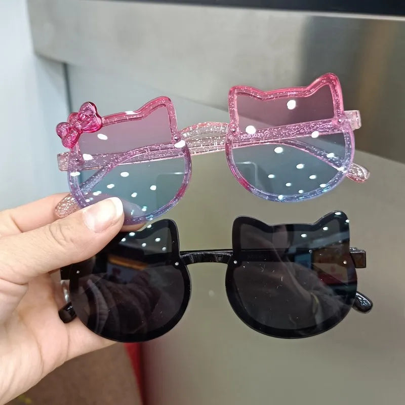 Children's Sunglasses, Girls' UV Protection, Cute and Super Cute Baby Glasses, Little Girls' Soft Legs, Silicone Polarized