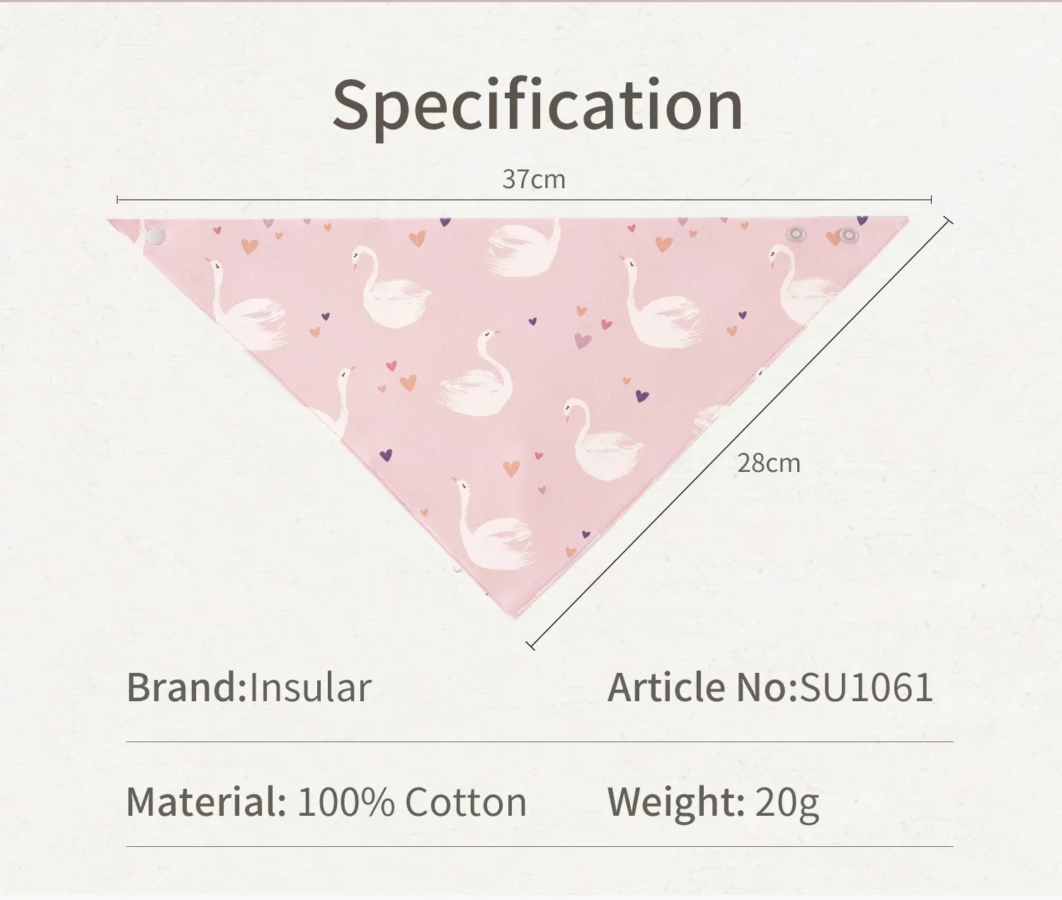 Baby Bib bib Bibs Skin-friendly Infant Soft Saliva Towel Triangular Type Kids Handkerchief 100% Cotton Double-sided Printed 3-8Y