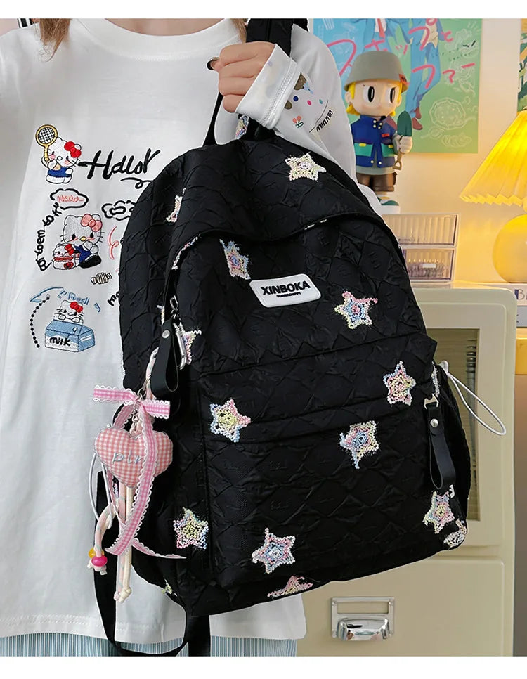 Backpack Handbags Schoolbags Nylon Small Bag Wallets Travel Casual School Backpack for Woman Daily Shopping