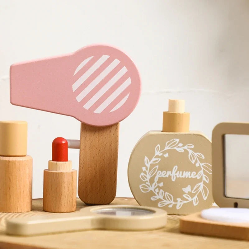 Silicone Baby Makeup Toys Set Simulation Pretend Cosmetics Toys Girls Playing House Game Children Early Education Montessori Toy