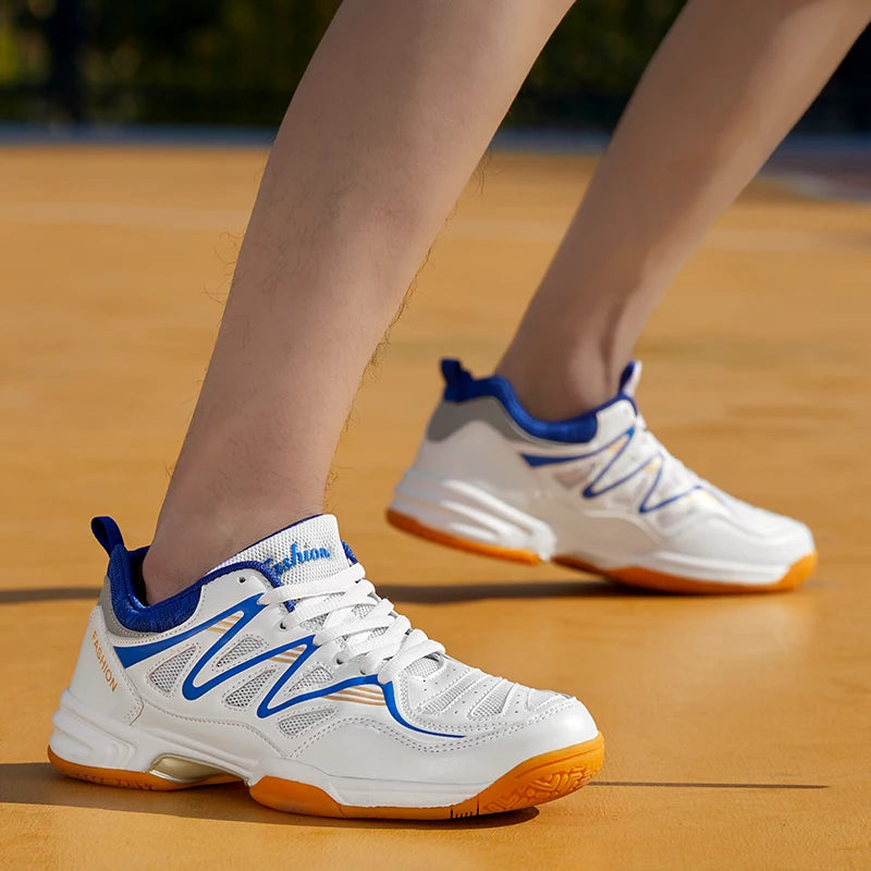 Unisex Professional Athletic Badminton Shoes Women Big Size 48 Lightweight Training Tennis Sneakers Men Sports Volleyball Shoes