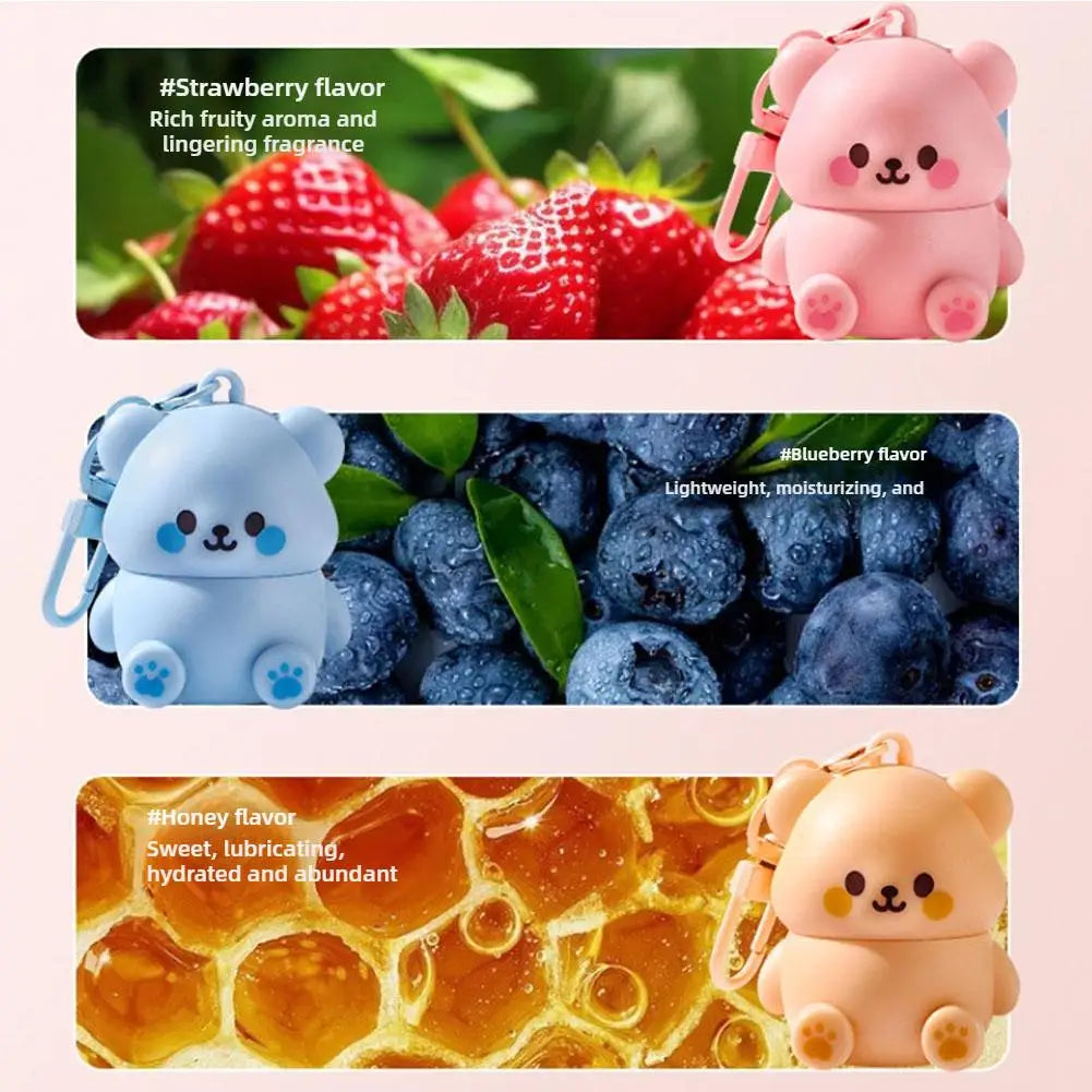 Children's Little Bear Lip Balm Moisturizing Anti-cracking Anti-peeling Baby Lip Balm Gentle Non Irritating Lip Skincare