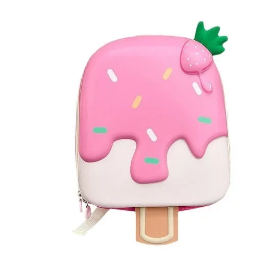 Candy Land Children's Backpack Cute Nursery School Bag Boys Girls Fun Ice Cream Design Double Shoulder Bag Childhood Flavor