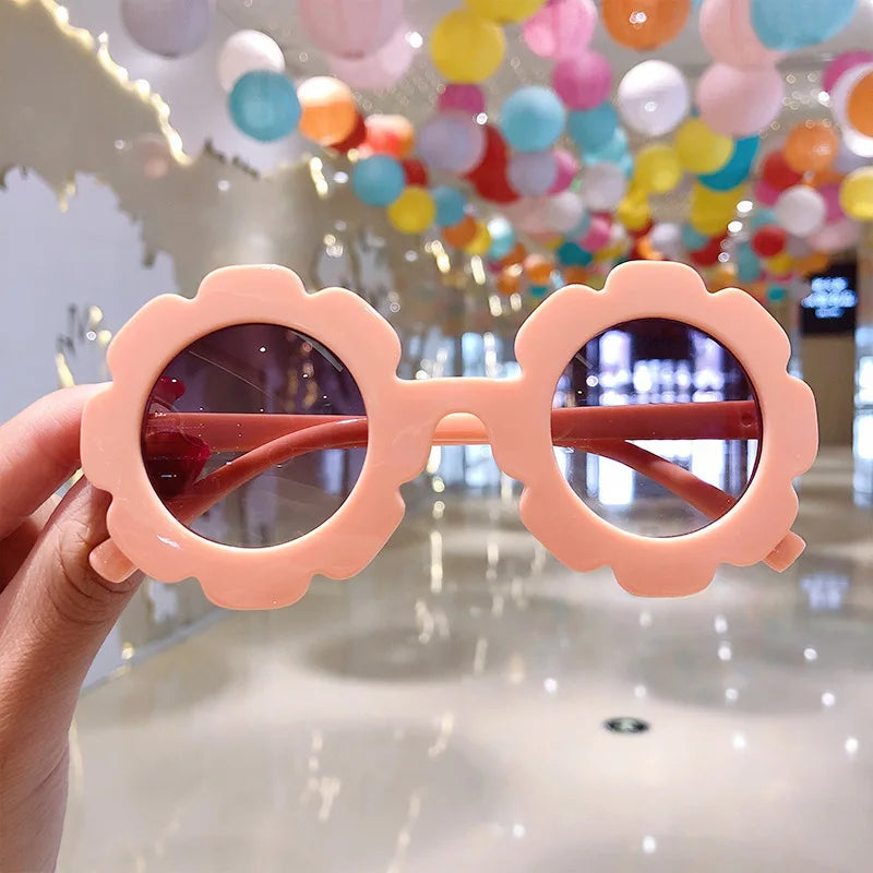 Fashion Children's Sunglasses Baby Anti-Radiation Sun Glasses Girl Boy Cute Cartoon Bear Anti-Glare Sunglasses Stylish Goggles