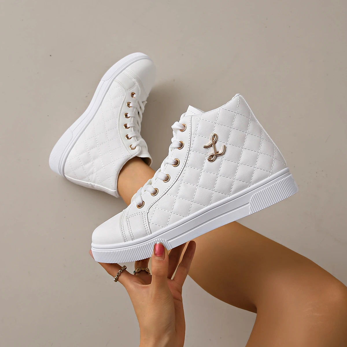 2025 New Comfortable and Stylish Women's Shoes: Elegant Round-Toe Solid Color Sporty Casual Shoes for Spring and Autumn