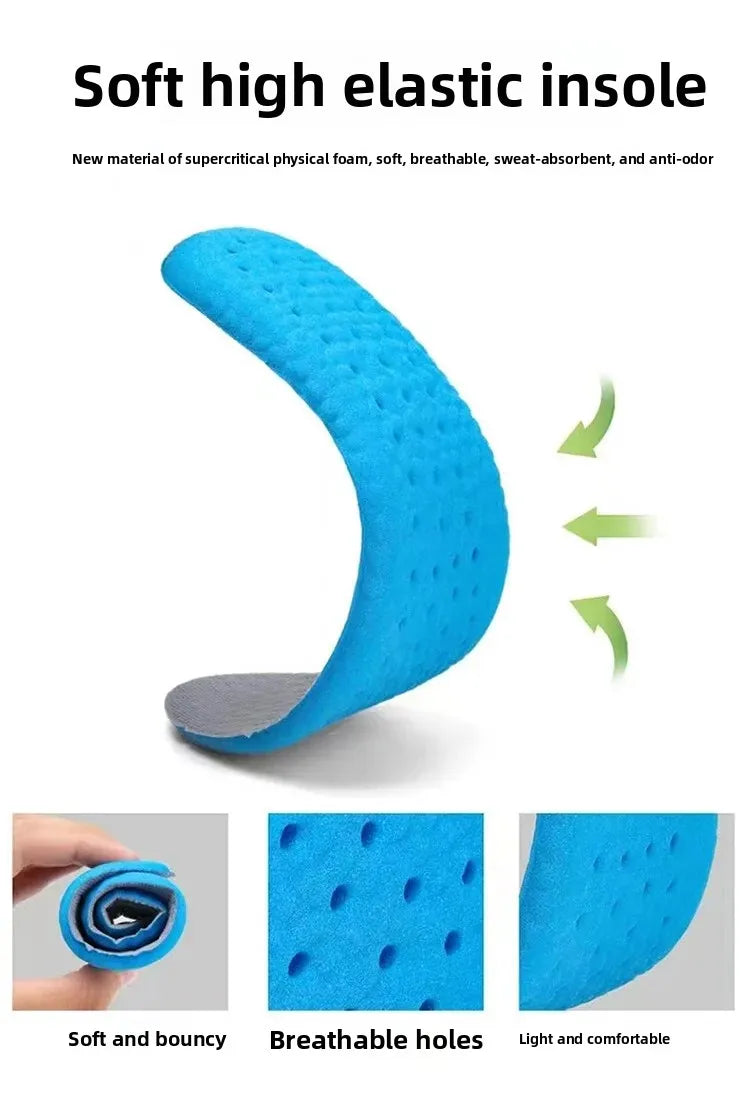 Unisex Breathable Mesh Running Shoes Lightweight Shock Absorption Carbon Plate Casual Versatile Sports Sneakers for Couples