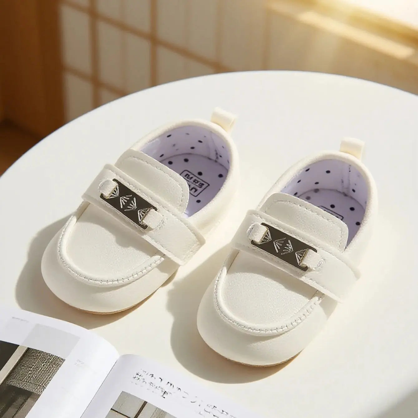 New newborn baby shoes men's shoes classic leather rubber sole anti slip baby shoes for children's first step