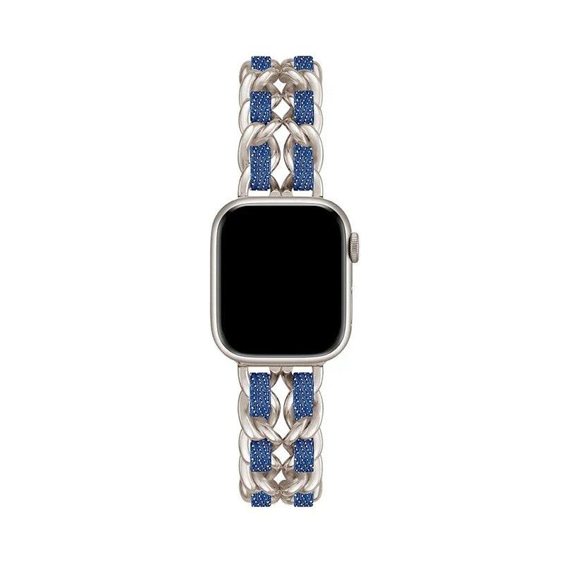 Women Metal Strap for Apple Watch Band 10 9 8 Ultra 46mm 42mm 49mm 7 SE 6 5 41mm 45mm 44/40mm Lady Gold Steel Bracelet Wristband