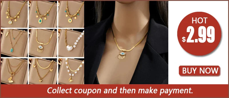 DIEYURO 316L Stainless Steel Natural Colored Beads Simplicity Necklace For Womens New Fashion Exquisite Neck Chain Jewelry Gift