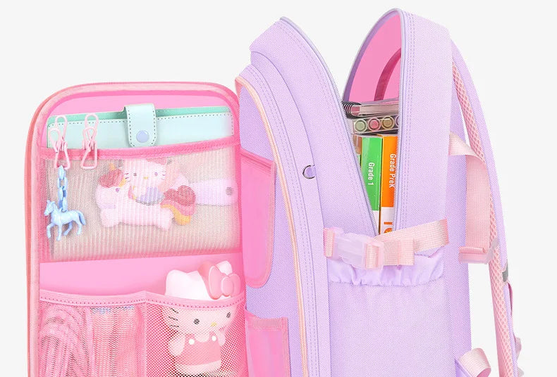 Cute Student Backpack 3pcs/set Primary Schoolbag Rabbits and quicksand Kawaii Student Backpack Teenage Girls Handbag Rucksack