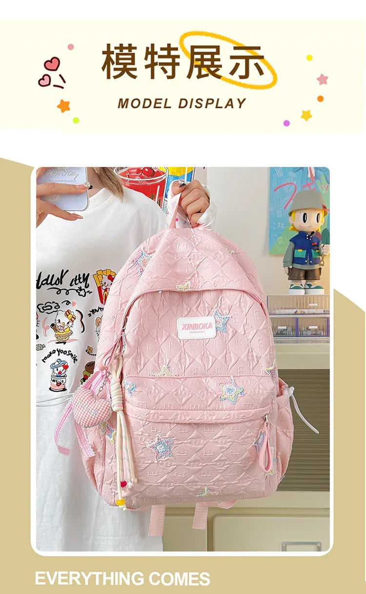Backpack Handbags Schoolbags Nylon Small Bag Wallets Travel Casual School Backpack for Woman Daily Shopping