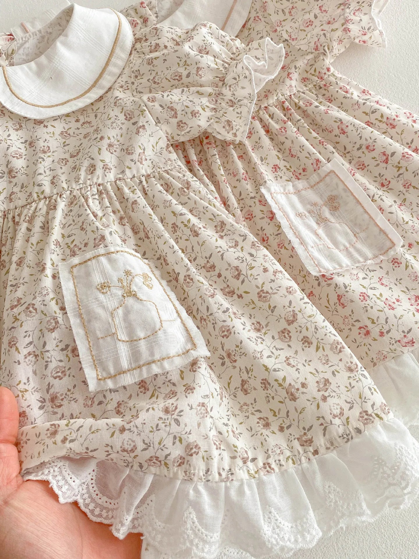 Girls' Dress Summer Dress 2025 New Stylish Children's Floral Princess Baby One Year Old Dress Summer