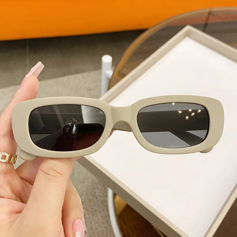 New Trend Children's Fashion Sunglasses Travel Summer Beach Outdoor UV400 Shades Retro Baby Girl Boy Small Rectangular Eyewear