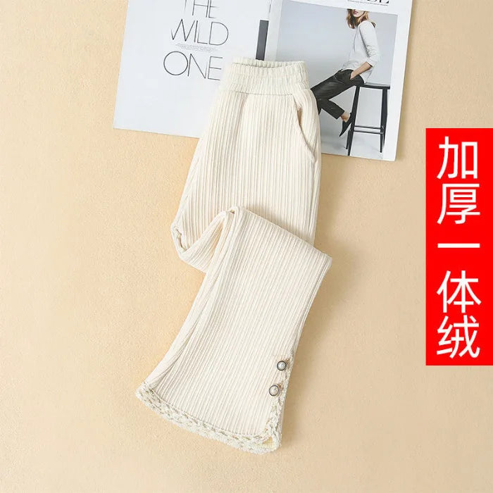 Autumn and Winter New Girls' 2025 Flared Pants, Casual and Stylish, Versatile, Suitable for Baby Girls To Wear Sporty and Trendy