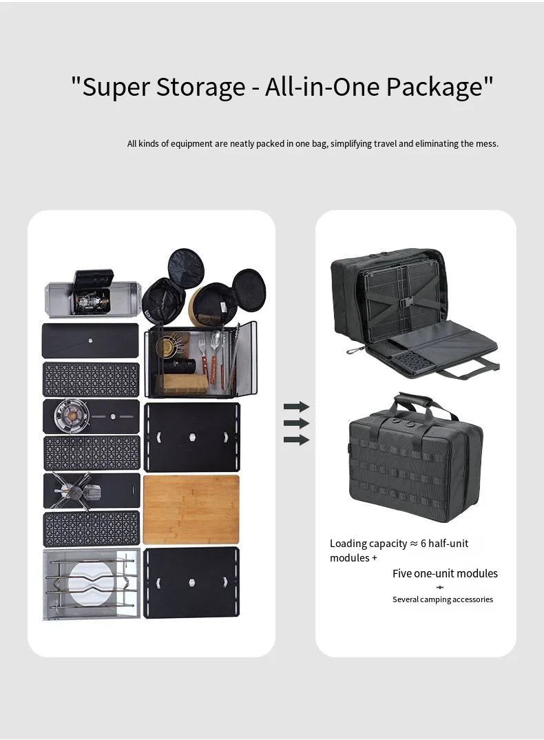 BK-46 large capacity storage bag camping IGT module collection storage bag outdoor tactical packaging tool bag