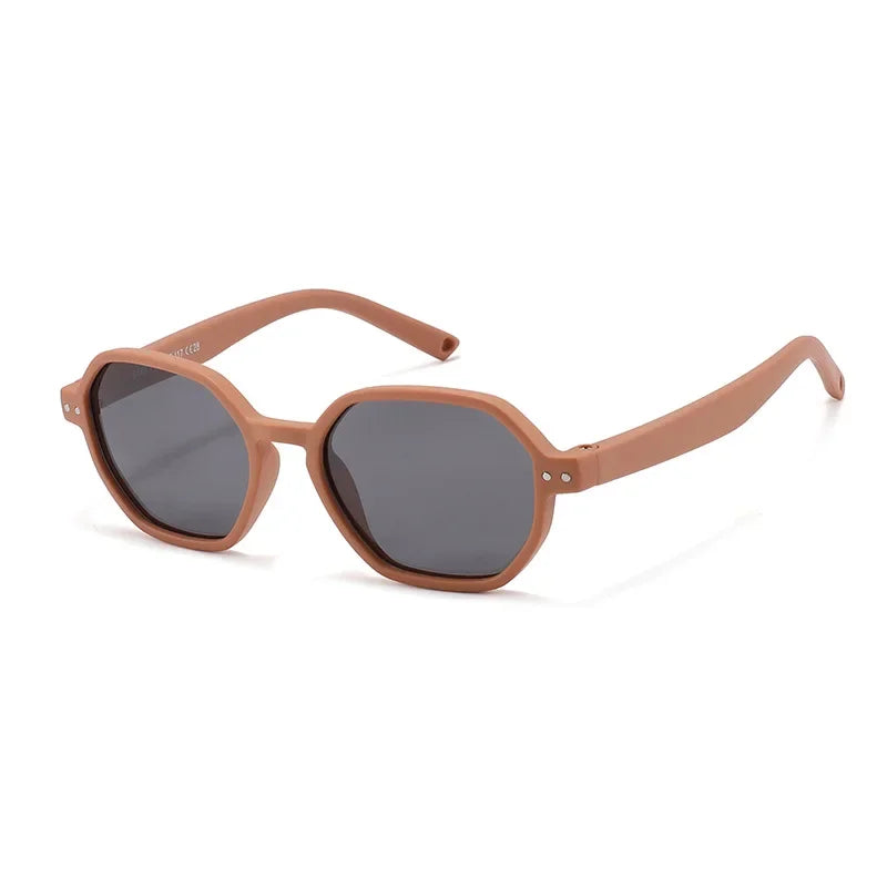 Baby Sunglasses with Strap Polarized Flexible Polygon UV400 for Infant Toddler Boys Girls Age 0-36 Months