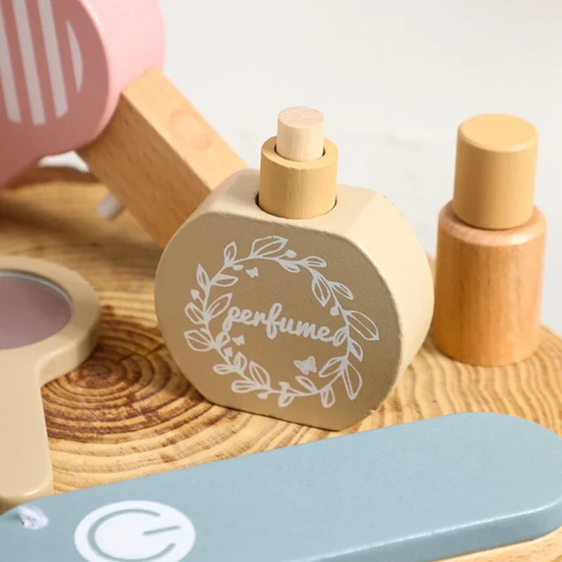 Silicone Baby Makeup Toys Set Simulation Pretend Cosmetics Toys Girls Playing House Game Children Early Education Montessori Toy