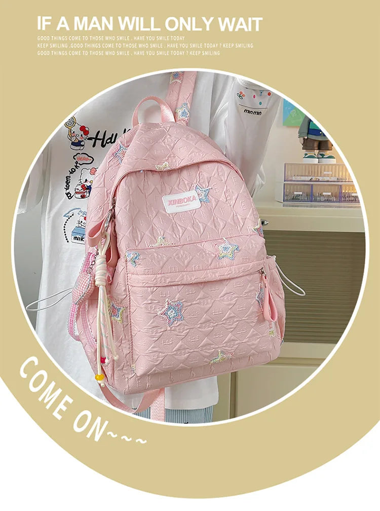 Backpack Handbags Schoolbags Nylon Small Bag Wallets Travel Casual School Backpack for Woman Daily Shopping