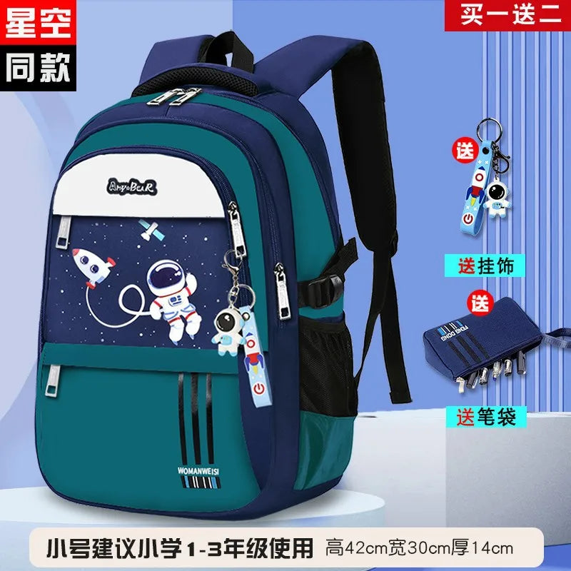 Kids Backpack Children School Bags for Boys Orthopedic School Backpack Waterproof Primary Schoolbag Book Bag