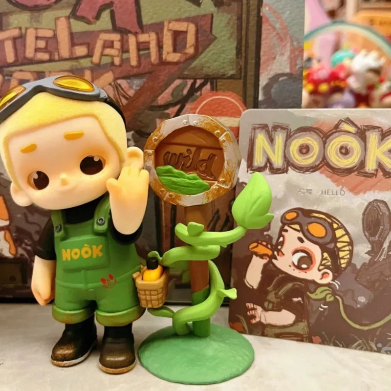 52toys Nook Wasteland Park Series Blind Box Cartoon Desktop Dolls Model Surprise Guess Bag Home Decoration Ornament Trendy Gift