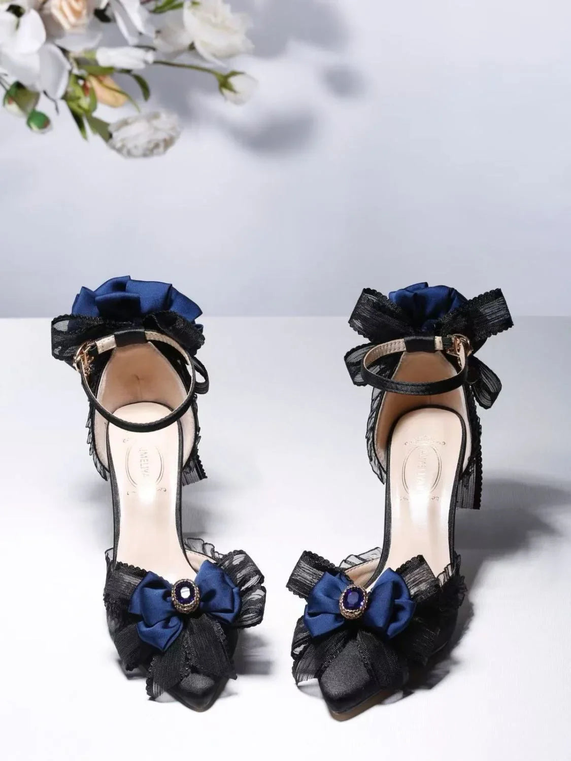 Gothic High Heels Y2K Shoes for Women Lolita Vintage Shoes Luxury Woman Mary Janes Red Heels Weddings Bridal Shoes High Quality