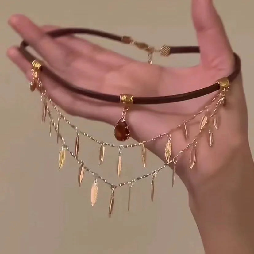 Luxury Multi-layered Zircon  Layer Necklace For Women Gentle Temperament Clavicle Chain Simple Jewelry