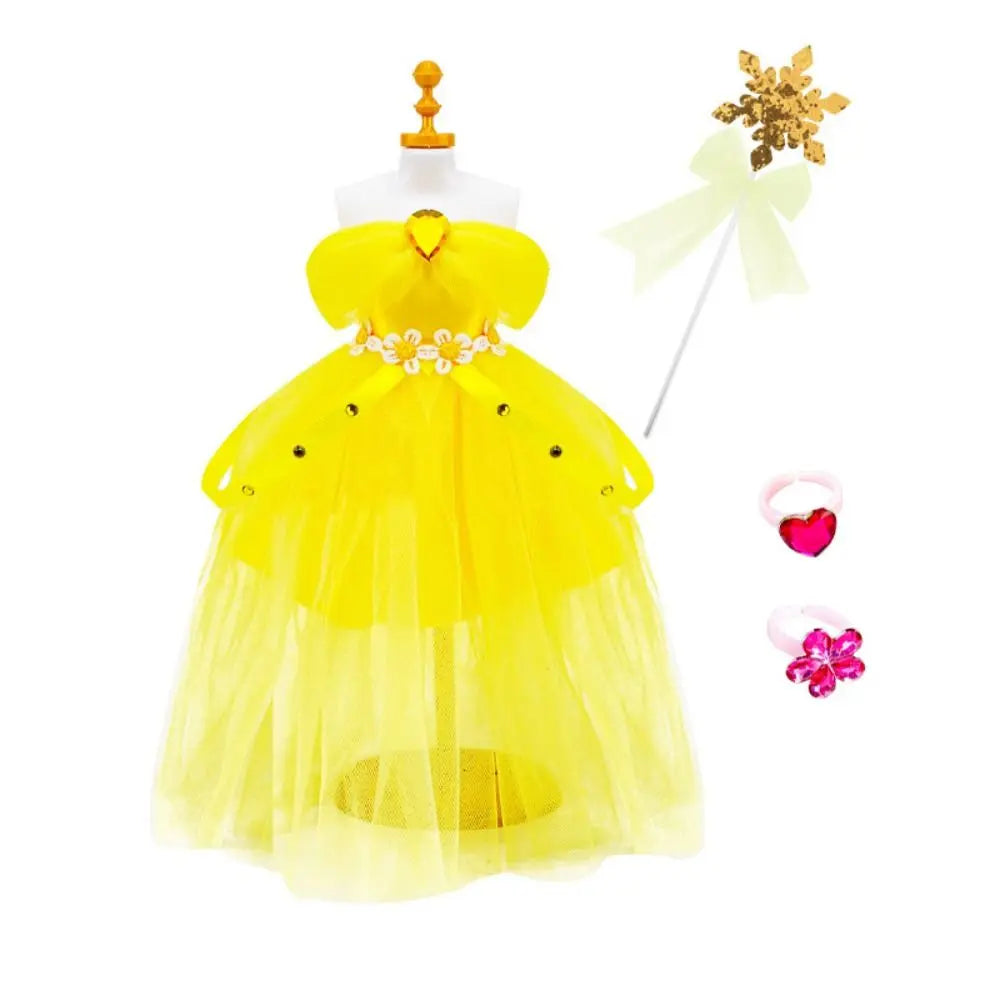 Intellectually Beneficial Clothing Design Handmade Material Bag Early Education Handcrafts Princess's Dress Material Set Cartoon