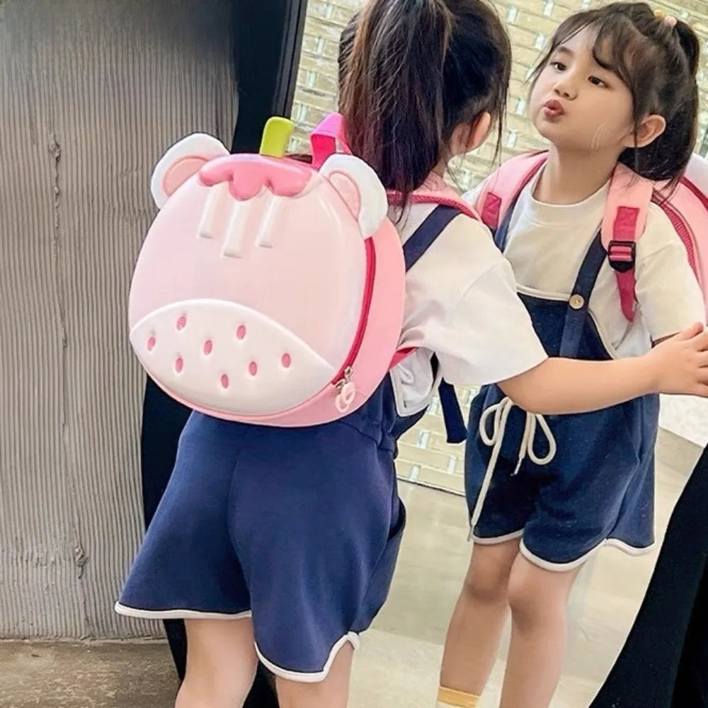 Fashion Cartoon Children's Backpack Fruit EVA Kids Backpack Kindergarten Eggshell Student School Bag Gifts