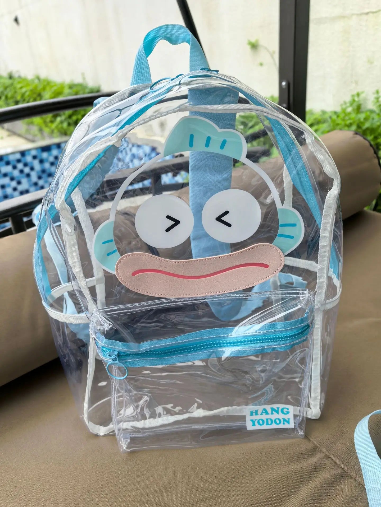 Sanrio Hello Kitty Y2K Waterproof Transparent Backpack Cute Cinnamoroll Cartoon Pvc Large Capacity Storage Bag Student Schoolbag