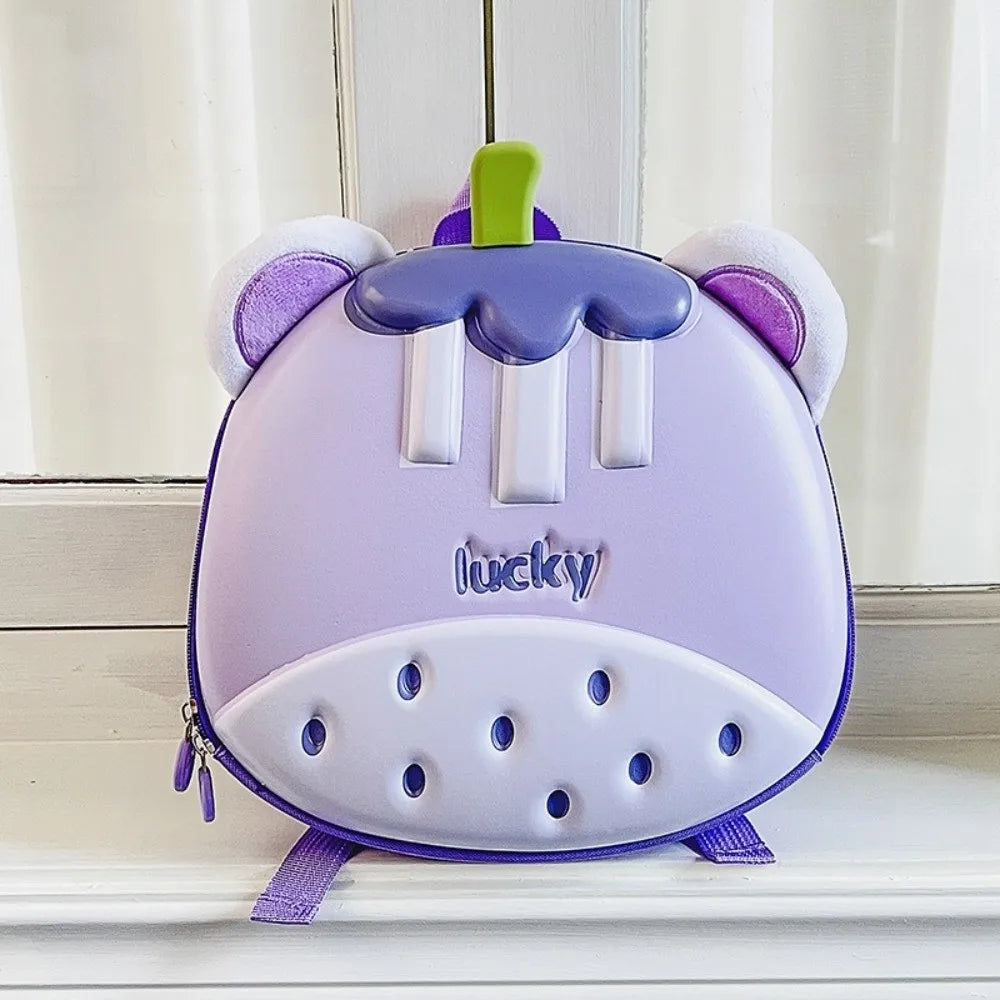 Fashion Cartoon Children's Backpack Fruit EVA Kids Backpack Kindergarten Eggshell Student School Bag Gifts