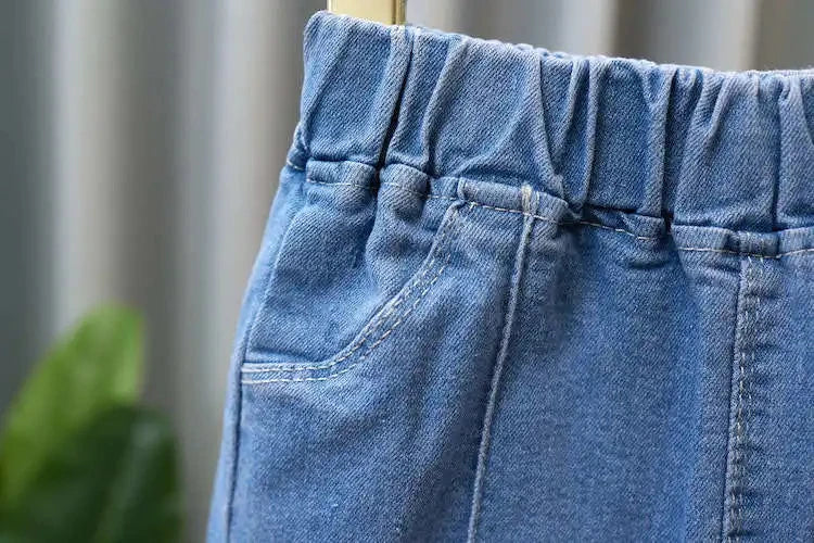 Girls' bell bottoms solid color fashionable style stylish Baby Girl Spring Clothes for Flared Pants Casual Trousers 3-12 year ol