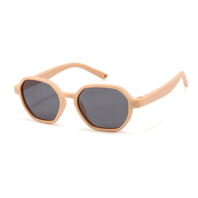 Baby Sunglasses with Strap Polarized Flexible Polygon UV400 for Infant Toddler Boys Girls Age 0-36 Months