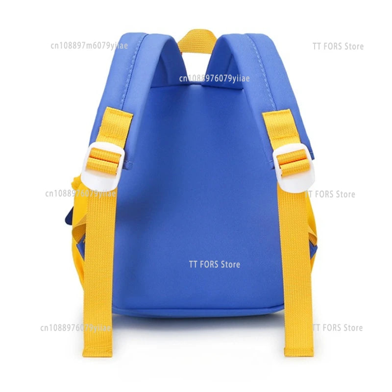 New Trendy Lightweight Nylon Kids Backpack Fashionable Excavator Design Casual Boys and Girl School Age School Bag Birthday Gift