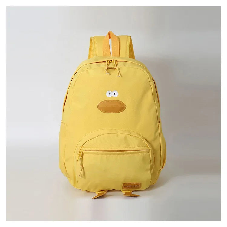 New Cartoon Duck Backpack Designer Cute Travel Bag Female College Student Versatile Korean Edition Girls' School Bag рюкзак