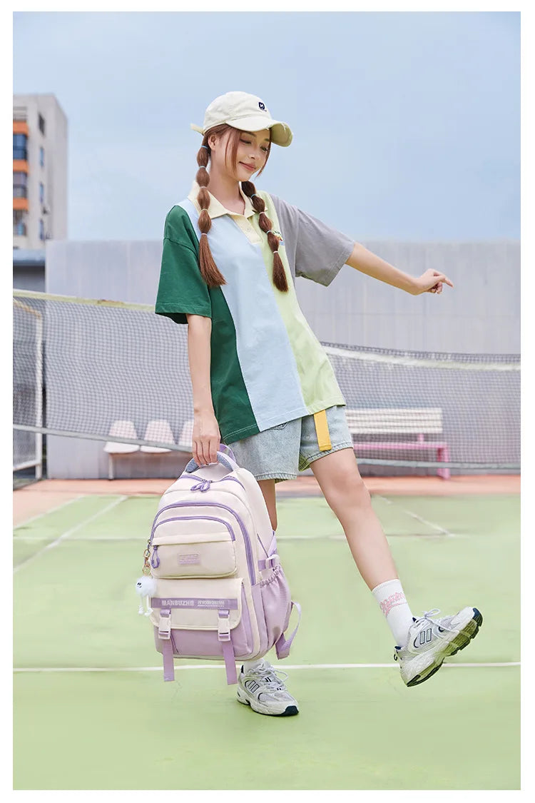 elementary school bags for girls 7 to 12 years Primary school backpack teenagers bag for books student shoulder bag for kids