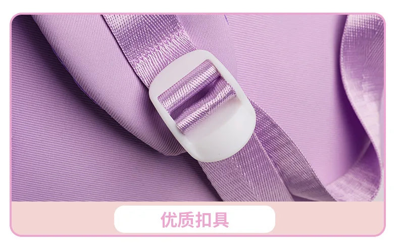 Cinnamoroll Backpack Badges Plush Pendant Casual Cute Cartoon Shoulder Bag Adjustable Shoulder Strap Ultralight Gear
