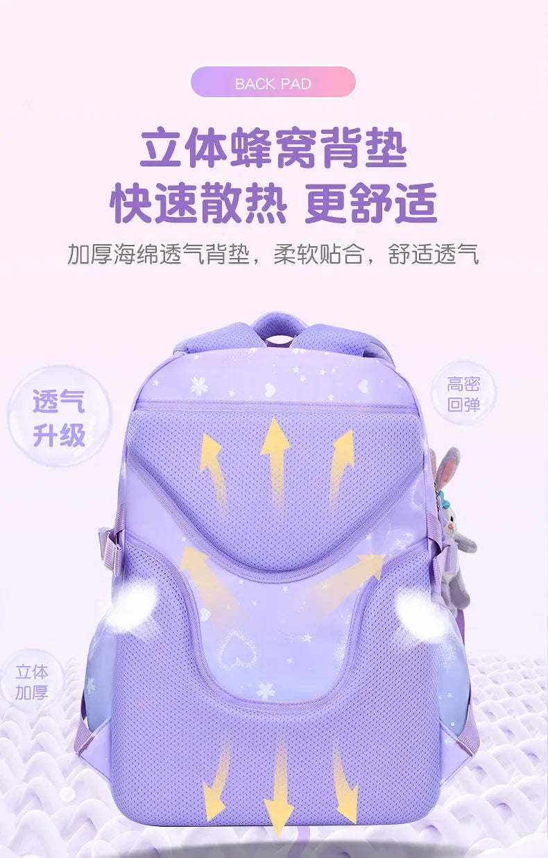 2025- Primary School Girls' Schoolbag Kawaii Lightweight Children's Bag Waterproof Bags Colorful Travel Backpack Mochilas Gifts