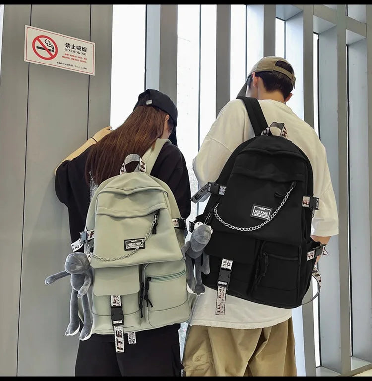 2025 Fashion Schoolbag Female Student Backpack Large Capacity Fashion Boy Backpack Computer Bag Femal School Backpack Travel Bag