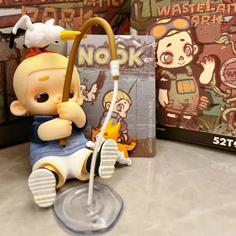 52toys Nook Wasteland Park Series Blind Box Cartoon Desktop Dolls Model Surprise Guess Bag Home Decoration Ornament Trendy Gift