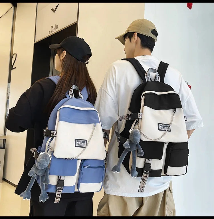 2025 Fashion Schoolbag Female Student Backpack Large Capacity Fashion Boy Backpack Computer Bag Femal School Backpack Travel Bag
