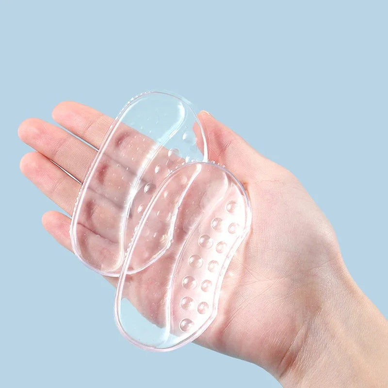 1Pair Heels Grips Silicone Heel Stickers for Women Men Anti Slip Heel Cushions Non-Slip Inserts Pads Foot Heel Care Protector