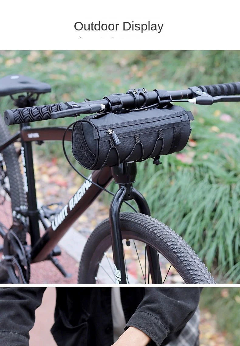 Bike Front Bag Bicycle Bag Storage Outside Multifunction Riding Bag Mountain Bike Front Bag Bicycle Accessories