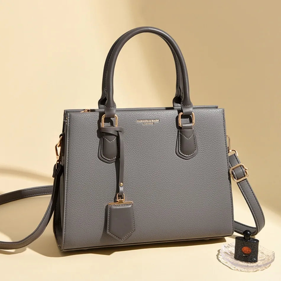 Luxury Women's Handbags 3 Layers Large Capacity Women  Shoulder Bags Top Quality PU Leather Commut Crossbody Bags  For Women Sac