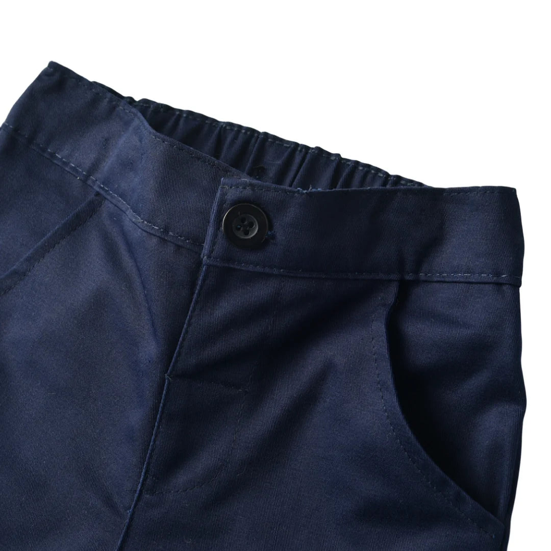 Formal Birthday Boy Outfits Cotton Kid Clothes Set Toddler Long-sleeved Shirt with Bow Tie + Vest + Trouser Suit Boys Party Wear